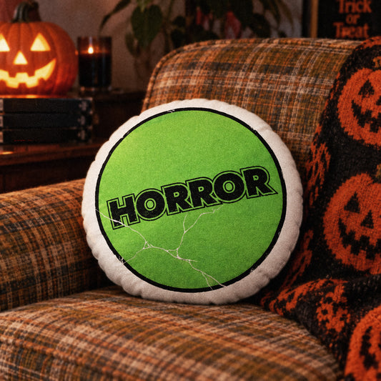 Horror VHS Sticker Pillow
